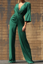 Load image into Gallery viewer, 1227-VENETIAN TWIST DETAIL JUMPSUIT
