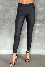 Load image into Gallery viewer, 1271-WAX COATED ELASTIC WAISTBAND JEGGING
