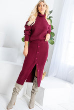 Load image into Gallery viewer, 1279-Turtleneck Colder Shoulder Sweater
