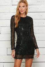 Load image into Gallery viewer, 1059-SEQUIN EMBELISHED PARTY DRESS
