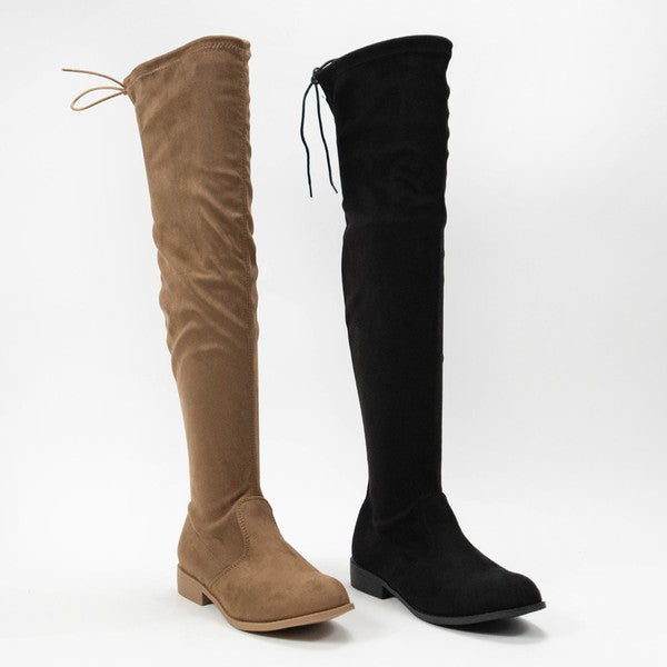 OKSANA-116- OVER THE KNEE BOOTS-BLACK