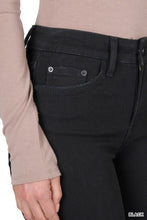 Load image into Gallery viewer, 1958- HIGH-RISE ANKLE SKINNY BLACK DENIM PANTS
