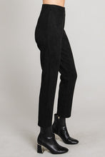Load image into Gallery viewer, 3009-Stretchy Butter Suede Pants-BLACK
