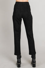 Load image into Gallery viewer, 3009-Stretchy Butter Suede Pants-BLACK
