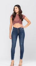 Load image into Gallery viewer, JUDY BLUE #176- BUTTON FLY NO DESTROY SKINNY
