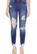 Load image into Gallery viewer, EUNINA #85-101 -Clara 9732DK Clara high rise skinny crop DARK WASH
