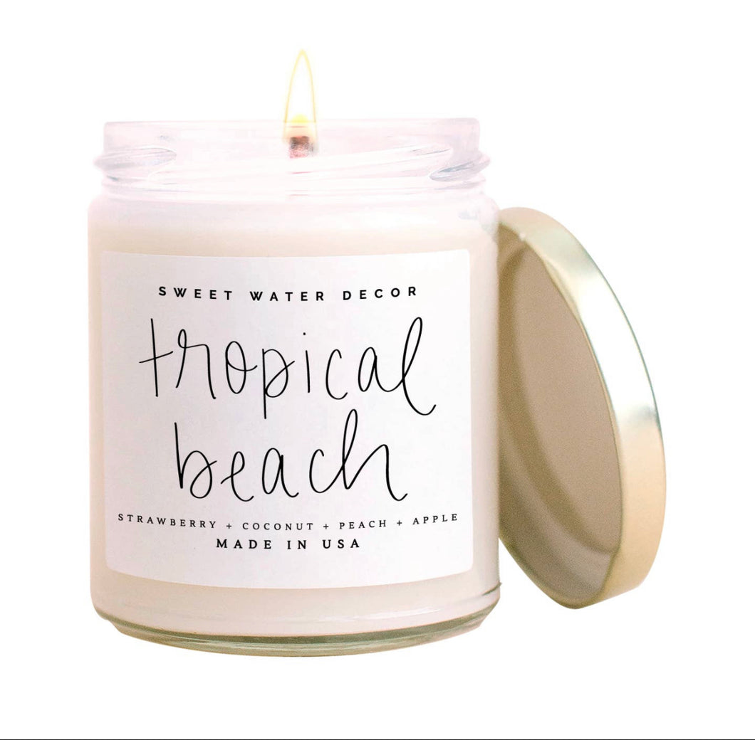 C048- TROPICAL BEACH SOY CANDLE