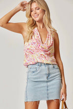 Load image into Gallery viewer, 1617-Printed Sleeveless Top
