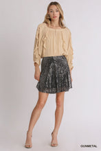 Load image into Gallery viewer, 1205-Sequin Skirt with Lining
