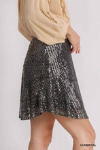 Load image into Gallery viewer, 1205-Sequin Skirt with Lining
